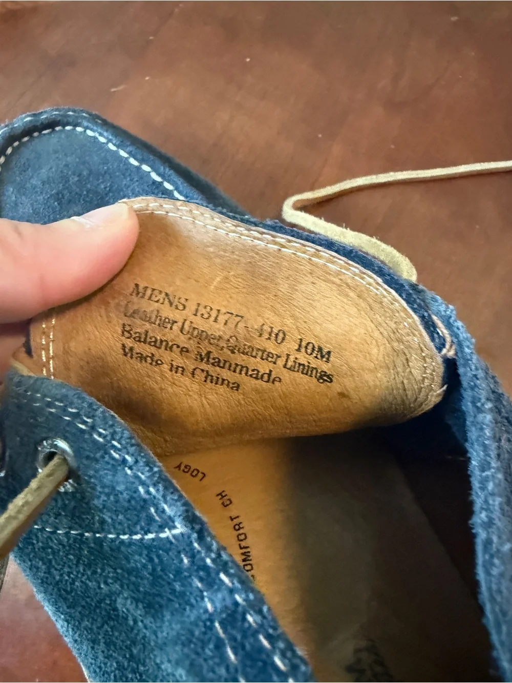 Florsheim Blue Suede Ankle Boots Men’s Size 10 Moccasins Boat Shoes